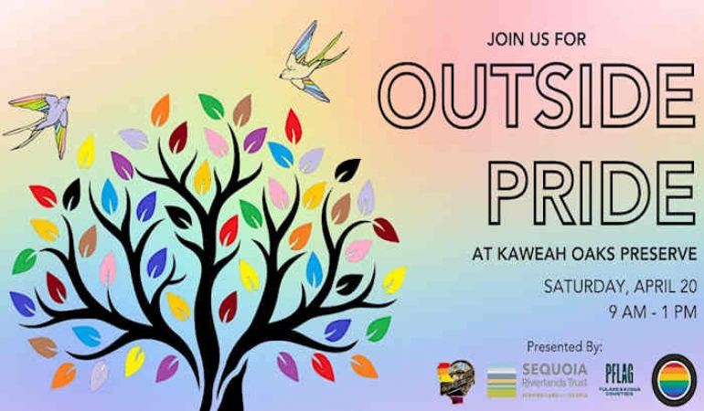 Outside Pride 2024 at Kaweah Oaks Preserve in Exeter CA