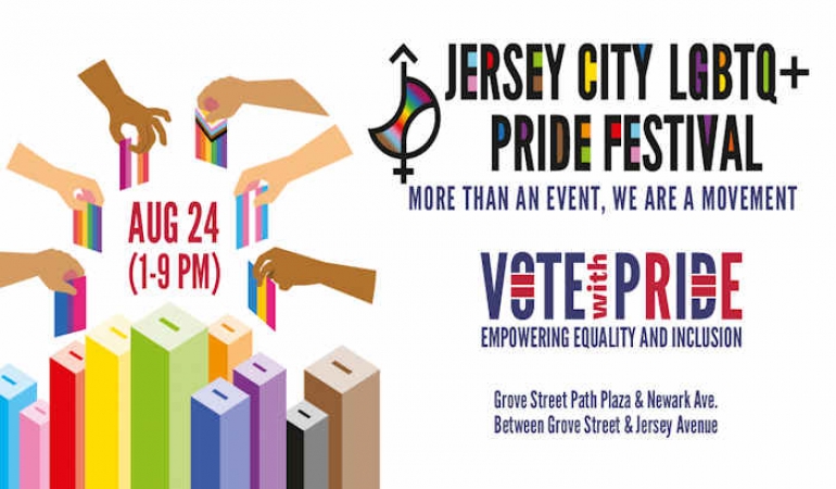 Jersey City LGBTQ+ Pride Festival 2024 at Newark Avenue Pedestrian Mall in Jersey City NJ